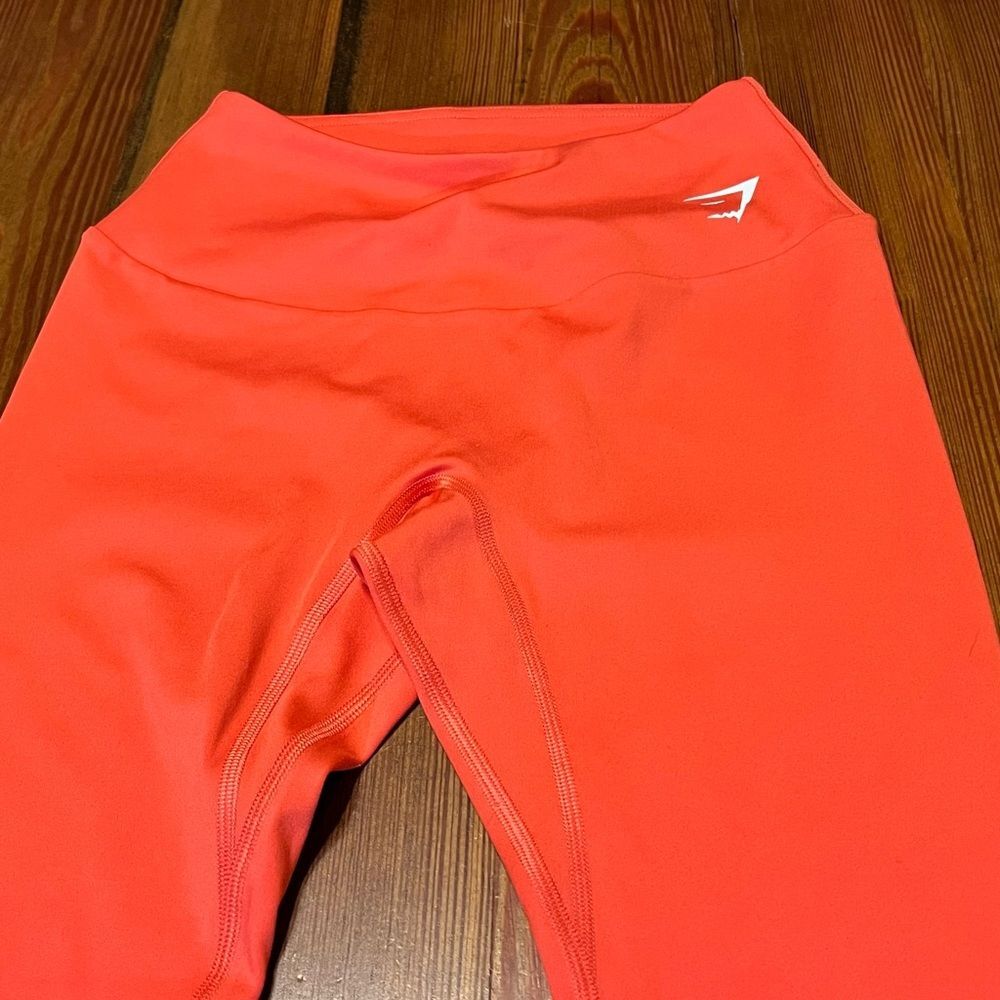 Gymshark Women's Tranning 7/8 Legging Orange Size‎ Extra Small